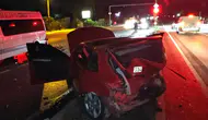Manavgat'ta Alkollü Sürücü Dehşeti! 3 Araç Birbirine Girdi: 4 Yaralı