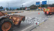 Burdur’da Yola Granit Döküldü: Sürücüye Para Cezası