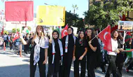 Alanya'da Gazze İçin Sessiz Çığlık Yürüyüşü