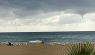 Alanya İncekum'da Aynı Anda 3 Hortum Birden