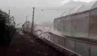 Kumluca'yı Fırtına Teslim Aldı! Seralar Yıkıldı, Denizde Hortum Çıktı