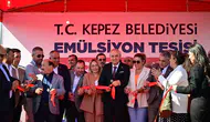 Kepez’den Tasarruf Hamlesi! 47,5 Milyon Liralık Emülsiyon Tesisi Açıldı