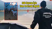 İbradı'da Jandarma ve AFAD Botlarla Yaylaya Çıktı