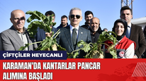 Karaman'da Kantarlar Pancar Alımına Başladı