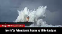 Mersin’de Fırtına Alarmı! Anamur ve Silifke İçin Uyarı