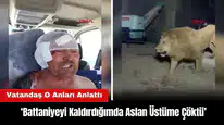 Antalya'da Aslanın Yaraladığı Vatandaş O Anları Anlattı