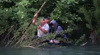 Manavgat’ta Yürekler Ağza Geldi! Irmakta Mahsur Kalan 2 Çocuğu Vatandaş Kurtardı