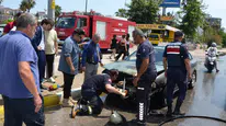 Serik’te Hareketli Dakikalar: Sulama Aracıyla Otomobil Yangınına Müdahale