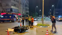 Alanya'da Motosiklet ile Hafif Ticari Araç Çarpıştı