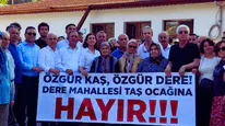 CHP'li Vekiller Kaş'ta Halkla Buluştu: "Mermer Ocağına Geçit Yok"