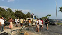 Alanya'da Bisikletliye Çarpmamak İçin Direksiyonu Kırdı! Ortalık Savaş Alanına Döndü