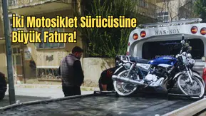 Isparta'da Trafik Denetimi: Plakasız Motosikletler Affedilmedi