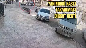Manavgat'ta Motosiklet Sürücüsü Kazada Ölümden Döndü!