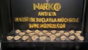 Antalya'da Narkotik Operasyonu: 16,6 Kilogram Eroin Ele Geçirildi