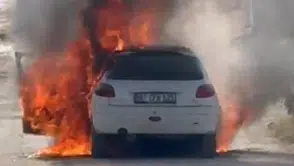 Serik’te Otomobil Yangını: Araç Kullanılamaz Hale Geldi