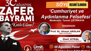 Muratpaşa Belediyesi 30 Ağustos Zafer Bayramı 'Cumhuriyet ve Aydınlanma Felsefesi' Söyleşisi