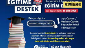 Antalya Büyükşehir Belediyesi Üniversite Öğrencilerine Eğitim Desteği Duyurusu