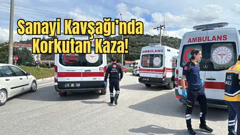 Burdur’da Kavşak Karıştı: Motosikletli Gençler Asfalta Savruldu!