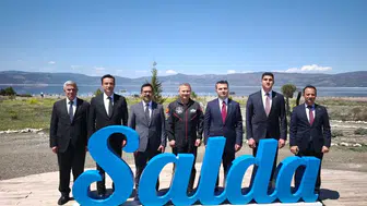 Türkiye'nin İlk Astronotu Gezeravcı Burdur’da! Salda Gölü’nü Ziyaret Etti