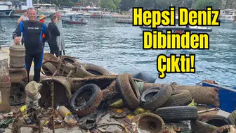 Kaleiçi Yat Limanı’ndan 5 Ton Atık Toplandı