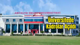 Antalya Belek Üniversitesi Akademisyenler Arıyor