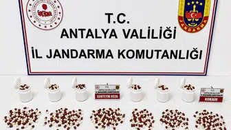 Alanya’da Uyuşturucu Operasyonu! On Binlerce Doz Kullanımlık Ele Geçirildi