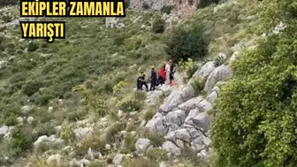 Konyaaltı'nda Tırmanış Faciayla Bitiyordu! Düşen Şahıs İçin Ekipler Seferber Oldu