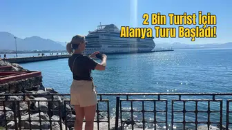 Gemiden İndiler, Gün Boyu Alanya’yı Keşfe Çıktılar