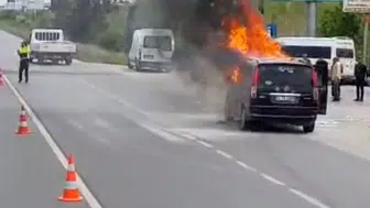 D400'de Korku Dolu Anlar: Serik'te Yanmaya Başladı