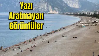 25 Dereceyi Gören Konyaaltı'na Koştu
