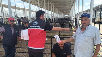 Serik Hayvan Pazarında Bayram Öncesi Sıkı Denetimler Başladı