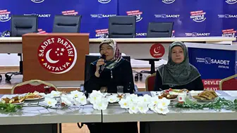 Saadet Partisi Antalya Kadın Kolları Mahalle Temsilcileriyle Buluştu