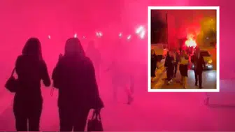 Serik'te Meşaleli Kız İsteme Merasimi Mahalleyi Alarma Geçirdi