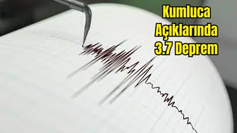 Antalya'da 3.7 Deprem: Kandilli Kumluca Açıklarını İşaret Etti