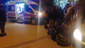 Yalvaç'ta Otomobille Çarpışan Motosikletli İki Kişi Yaralandı