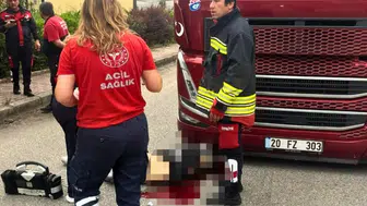 Süt Fabrikasındaki Mesaisine Gidiyordu, TIR Eceli Oldu