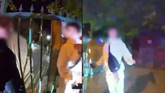 Kemer’de Şüphelilerin Yasaklı Maddeyi Yere Attığı Anlar Kamerada!