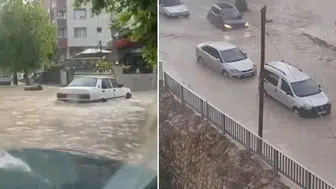 Hatay Ve Osmaniye'yi Sağanak Vurdu, Yollar Çöktü!