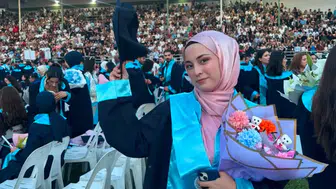 ALKÜ'de Serebral Palsili Büşra Önyargıları Yıkıp Bölüm İkincisi Oldu