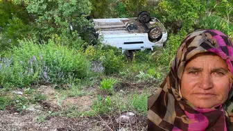 Gölhisar-Altınyayla Yolunda Otomobil Takla Attı! Ayşe Nine Kurtarılamadı
