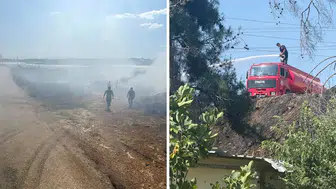 Antalya'da Eş Zamanlı 2 Orman Yangını Çıktı