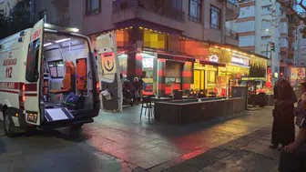 Kepez’de Dönerci Dükkanında Korkunç Kaza!