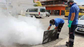 Antalya Büyükşehir'den 19 İlçede 1700 Personelle İlaçlama Mesaisi