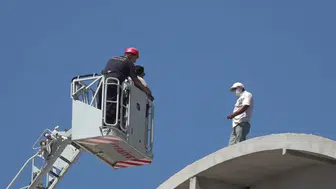 Alanya’da Çatıdaki Gerilim: Üçüncü Kez İkna Edildi
