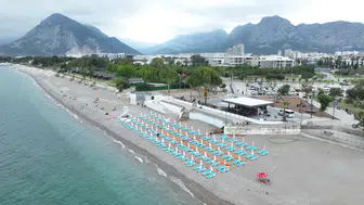Antalya Büyükşehir Belediyesi ANET Liman Beach Tesisini Yaza Hazırladı