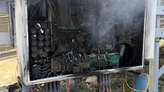 Facianın Eşiğinden Dönüldü! Güneş Enerji Santralinde Trafo Yangını