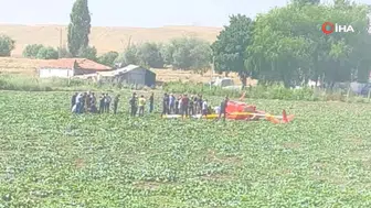 Ankara'da Eğitim Helikopteri Düştü! TUSAŞ'a Ait Helikopterde 2 Personel Yaralandı