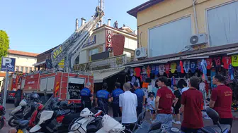 Alanya’da Restoran Bacasında Korkutan Yangın