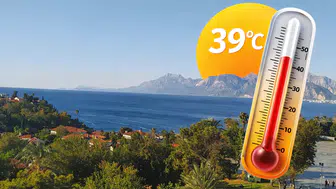 Antalya’da Termometre 39’u Gördü! Sahillerde Sıcaklık 3 Derece Artıyor