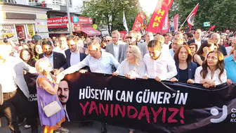 Başkentte Adalet Yürüyüşü! Özgür Özel 'Partimizin evladına sahip çıkmaya geldik'